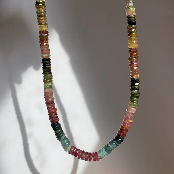 Natural tourmaline  beads