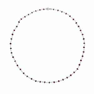 Natural ruby ​​chain
