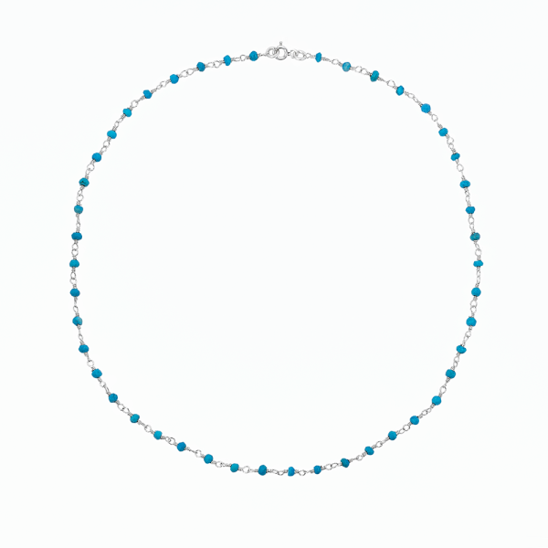 Natural turquoise chain