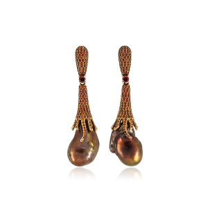 Baroque pearls  earrings
